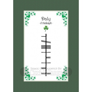 Daly - Ogham Last Name