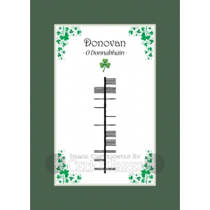 Donovan - Ogham Last Name