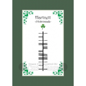 Hartnett - Ogham Last Name