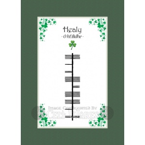 Healy (Connaught) - Ogham Last Name