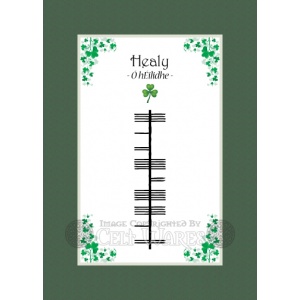 Healy (Connaught) - Ogham Last Name