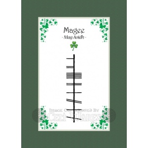 Magee - Ogham Last Name
