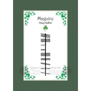 Maguire - Ogham Last Name