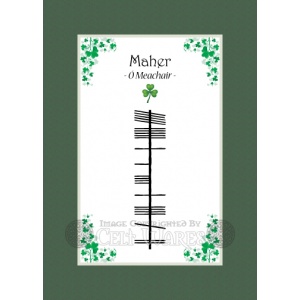 Maher - Ogham Last Name