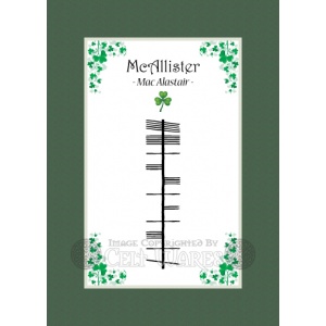 McAllister - Ogham Last Name