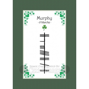 Murphy (Modern) - Ogham Last Name