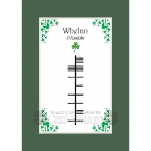 Whelan - Ogham Last Name