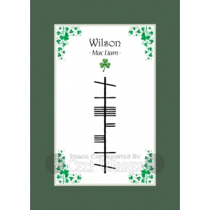 Wilson - Ogham Last Name