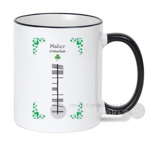 Maher (Surname) - Ogham Mug