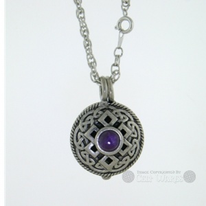 Amethyst Stone Necklace Diffuser