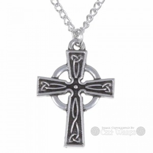 Celtic High Cross Pewter Pendant