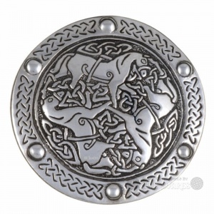 Celtic Horses Belt Buckle