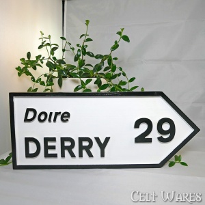 Derry Road Sign