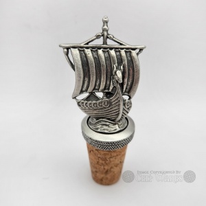 Viking Ship Bottle Stopper