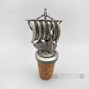 Viking Ship Bottle Stopper