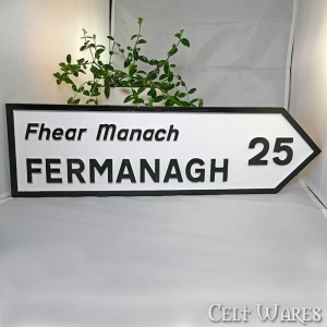 Fermanagh Road Sign