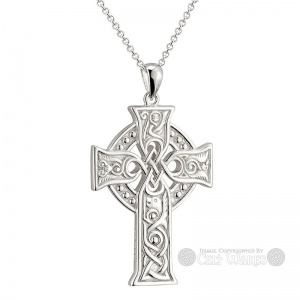 Four Apostles Silver Celtic Cross