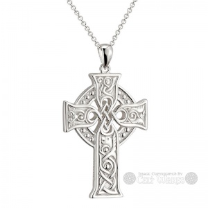 Four Apostles Silver Celtic Cross