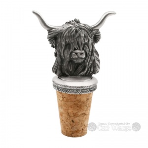 Highland Coo Bottle Stopper