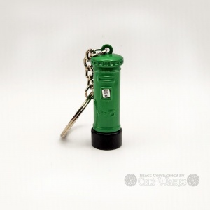 Irish Post Box 3D Keyring