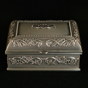 Jewellery Box - Claddagh Zoomorphic Trunk (Top/Front View)