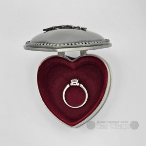 Claddagh Heart Jewelry Box - Small
