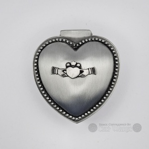 Claddagh Heart Jewelry Box - Small