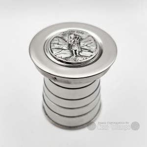 6oz Celtic Flask & Cup - Piper