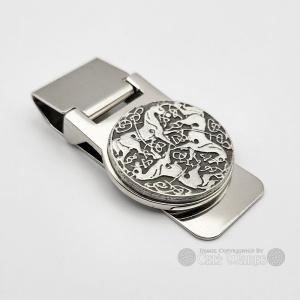 Money Clip - 3 Celtic Horses