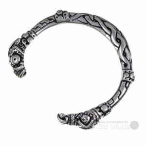 Zoomorphic Torc Thick Cuff