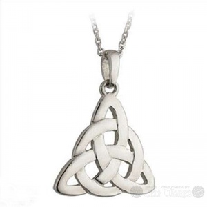 Steel Eternity Trinity Pendant