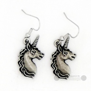 Unicorn Head Earrings